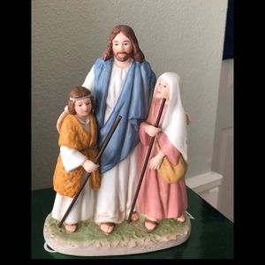 Home interiors Sheherd's figurine Vtg